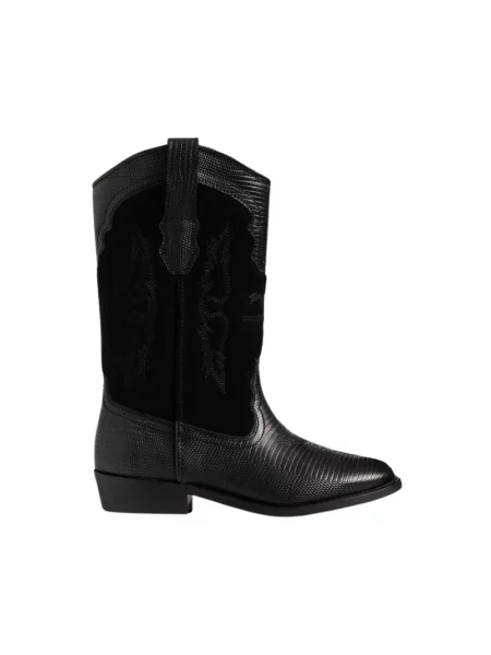 Botki Zadig & Voltaire skórzane czarne