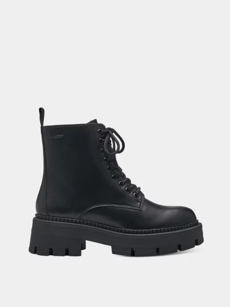 Tamaris Чоботи Текстиль чорний