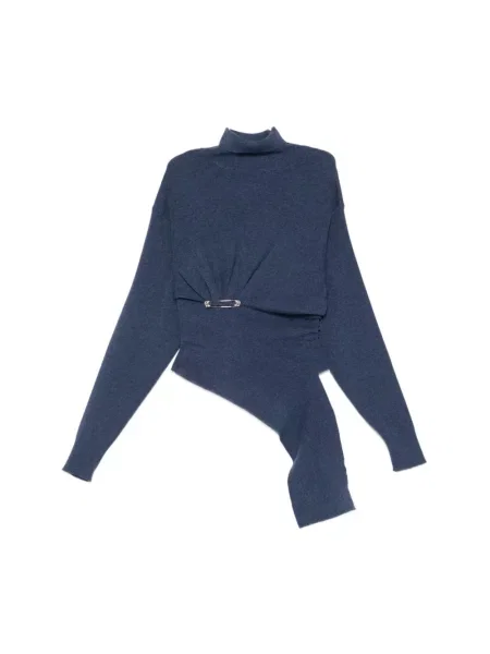 Sweter Lanvin z kaszmiru niebieski