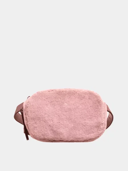 Кожаная сумка Keddo розовая