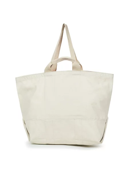 Tommy Jeans Táska Tjw Wave Flag Med Tote bézs