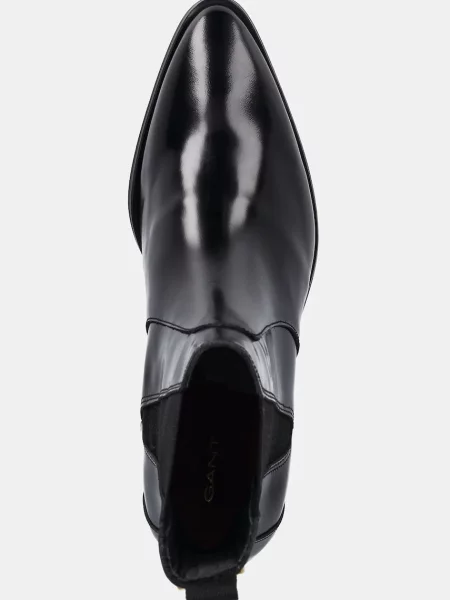 Кожаные ботинки Gant черные