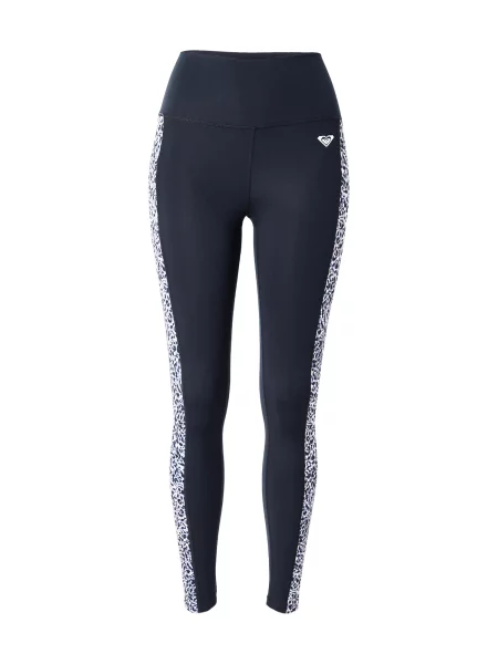 ROXY Leggings Heart Into It mov deschis / negru alb