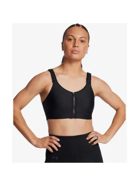 Biustonosz sportowy Under Armour Infinity High Zip XS-AC czarny