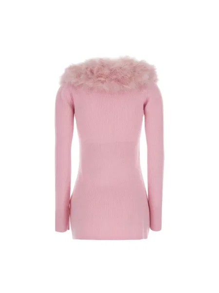 Sweter Blumarine wełniany różowy