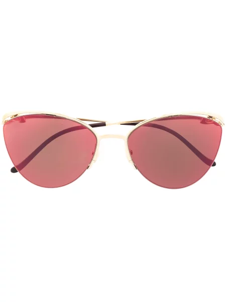 Ochelari de soare cu ochi de pisică Cartier Eyewear auriu