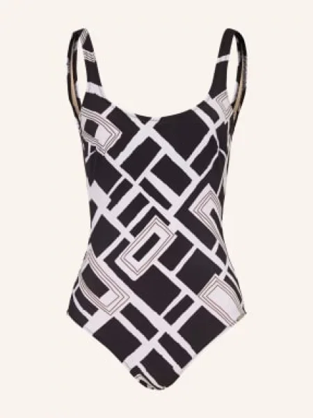 Charmline Kostium Kąpielowy Shape Graphic Frame schwarz biały