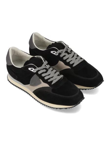 Buty do biegania Philippe Model skórzane do biegania czarne
