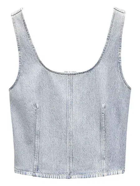 Vestă denim Rag & Bone albastru