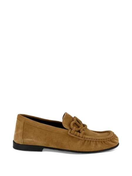 Loaferice Loewe od brušene kože smeđa