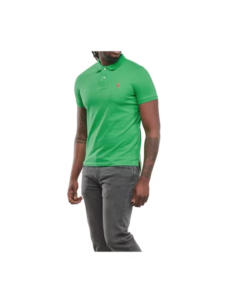 Krótka koszulka polo U.s Polo Assn. zielona