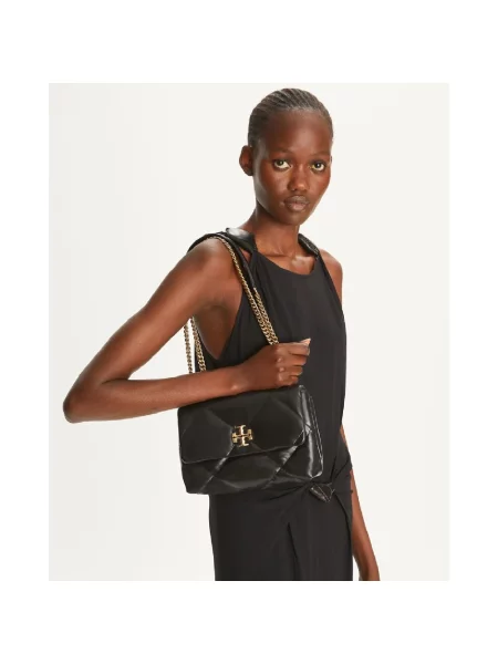 Torebka Tory Burch skórzana czarna