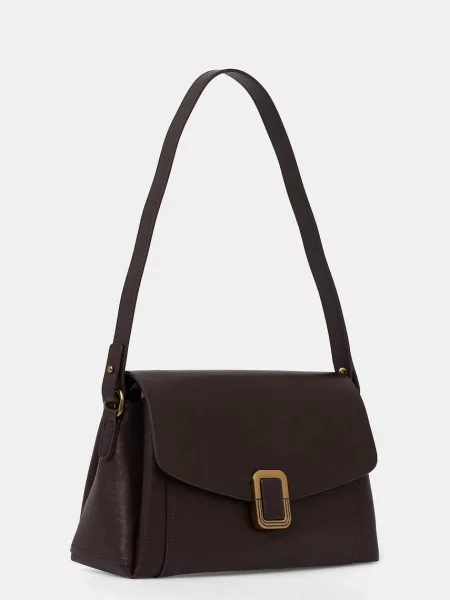 Кожаная сумка Answear.lab коричневая