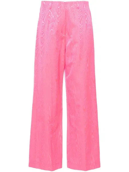 Blugi drepți Forte_forte din jacard roz