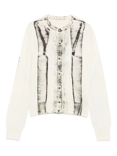 Cardigan Mm6 Maison Margiela cu imagine alb