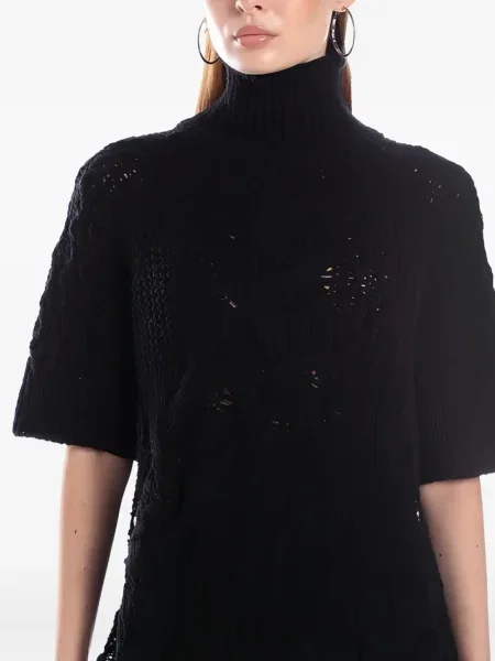Top Ermanno Scervino de lână negru