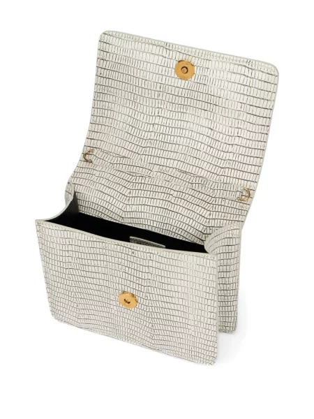 Torba Roberto Cavalli w wężowy wzór biała