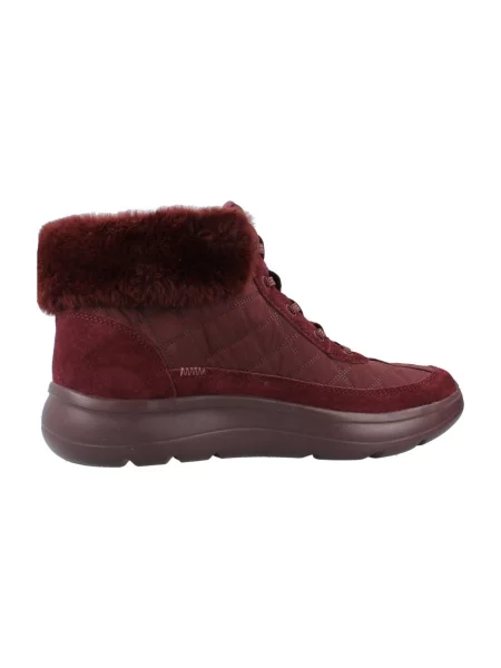 SKECHERS Šnurovacie členkové čižmy ON-THE-GO ENCORE MAISIE burgundská