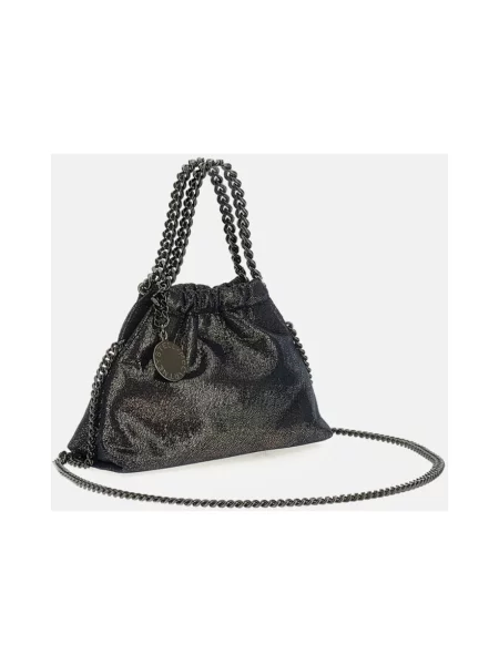 Torebka Stella Mccartney ze sznurkiem niebieska