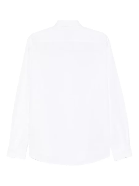 Cămașă Sunspel din țesătură twill alb