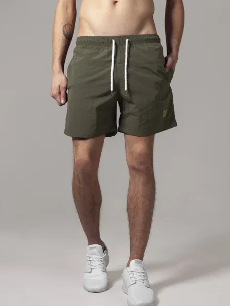 Urban Classics Șorturi de baie Block Swim' kaki