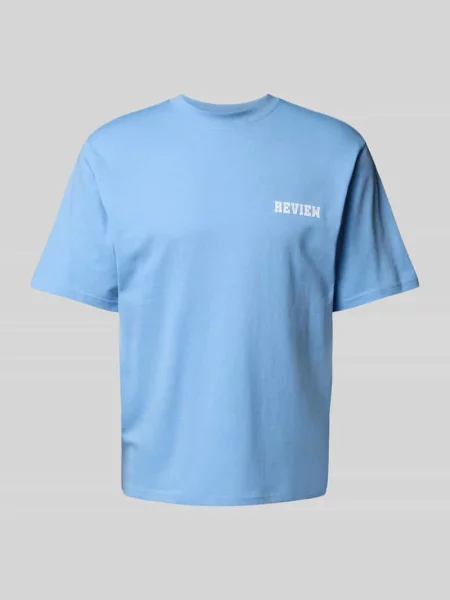 T-shirt o kroju regular fit z mieszanki bawełny i Review