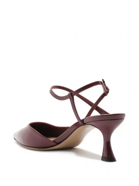 Pantofi cu toc Alexandre Birman din piele plic roșu