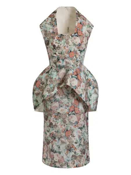 Rochie midi Bally de mătase până la genunchi de costum