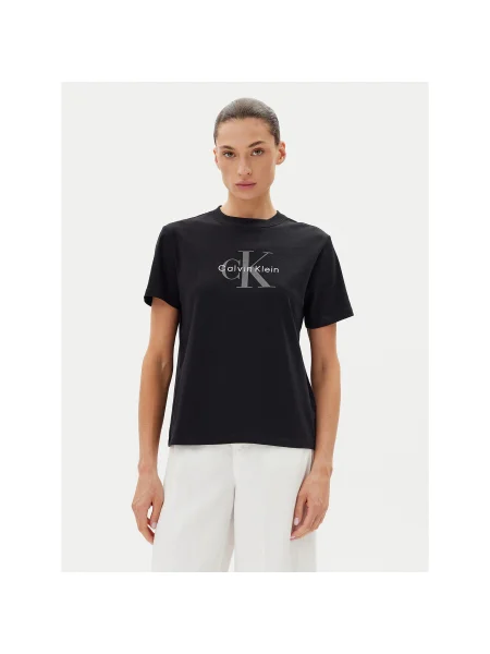 Calvin Klein Jeans Póló Hero Regular Fit fekete