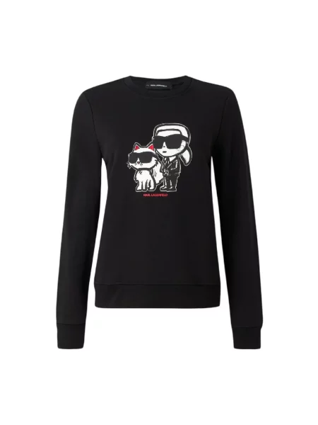 Karl Lagerfeld bluza z nadrukiem czarny