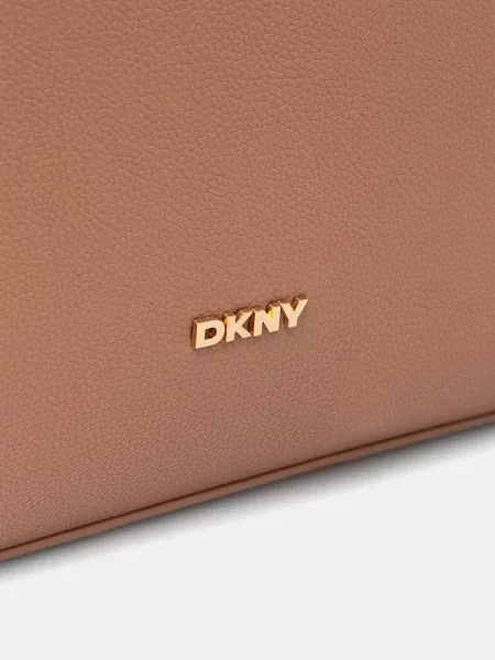 Műbőr shopper táska Dkny barna