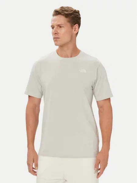 The North Face Marškinėliai Evolution Simple Dome Šviesiai pilka