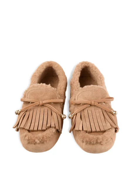 Pantofi loafer Jimmy Choo maro