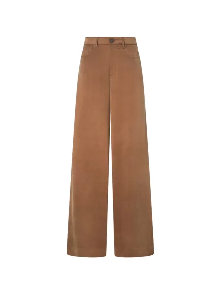 Pantaloni Pinko cu broderie maro