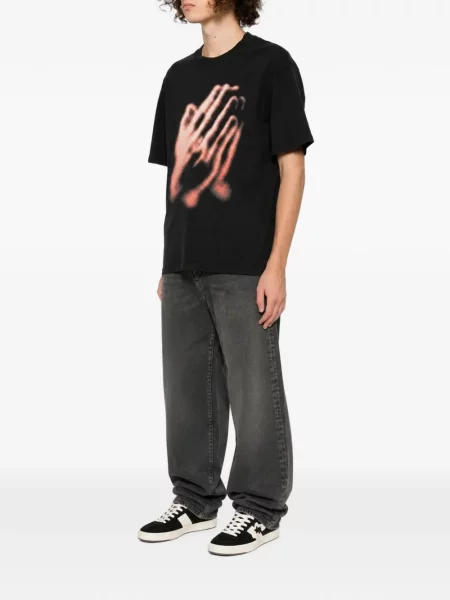 Tricou Melt cu imagine negru