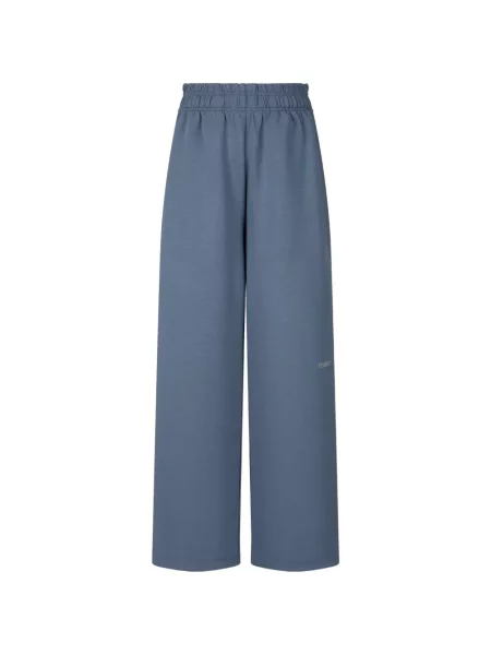 Pantaloni Tomboy cu imagine cu cordon albastru