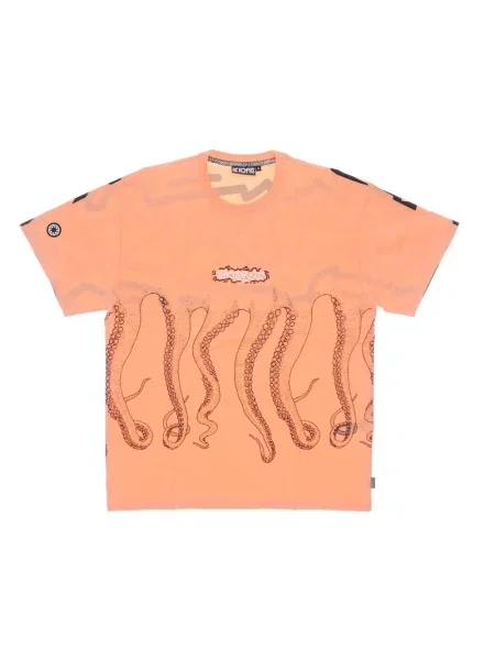 Koszulka Octopus z logo pomarańczowa