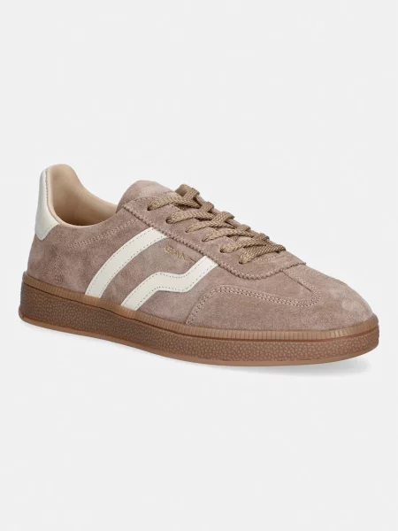Gant Cuzima sneakers pentru femei din piele întoarsă bej