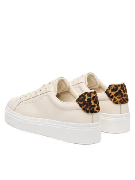 Tommy Hilfiger Superge Th Feminine Platform Cheetah Svetlo bež