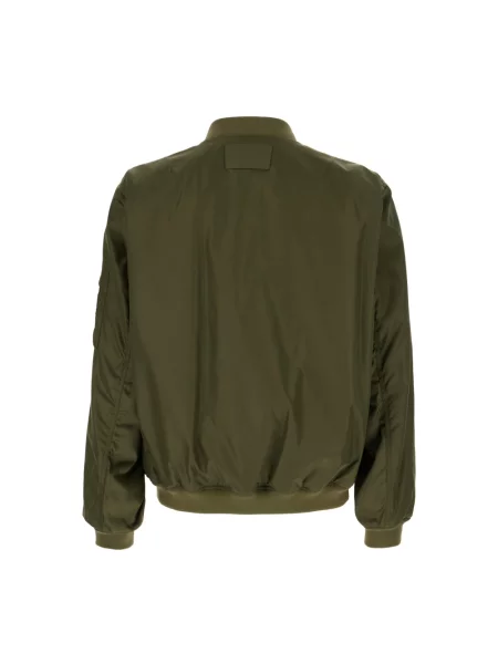 Kurtka bomber Balenciaga z kapturem zielony