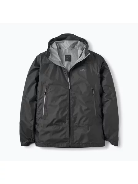 Férfi esőkabát Rab Phantom Mountain black. Méret: M fekete
