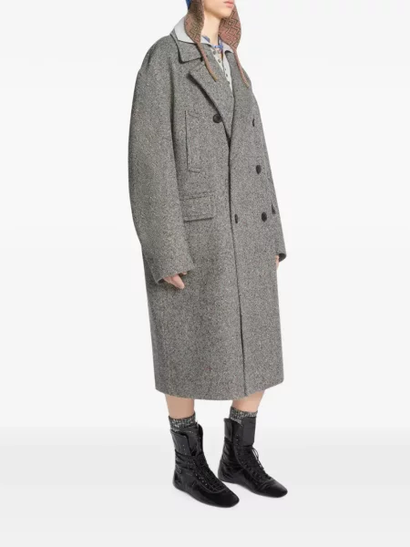 Palton Dries Van Noten de lână gri