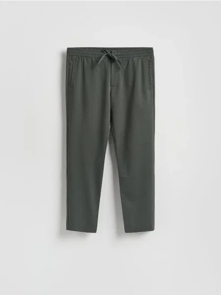 Reserved Pantaloni jogger verde-închis verde