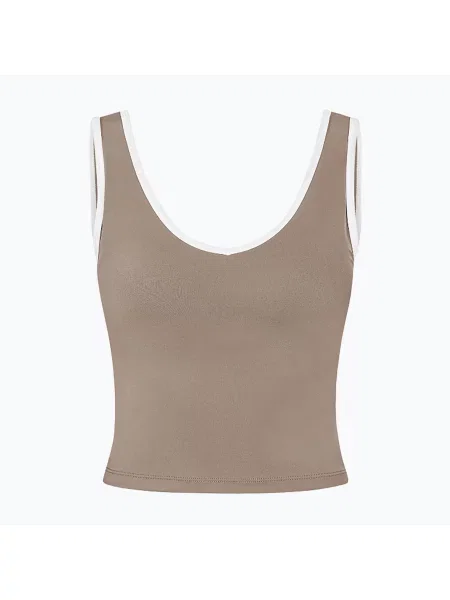 Tank top do jogi JOYINME Dual Essence desert glow beżowa