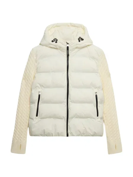 Pletené sako Superdry biela