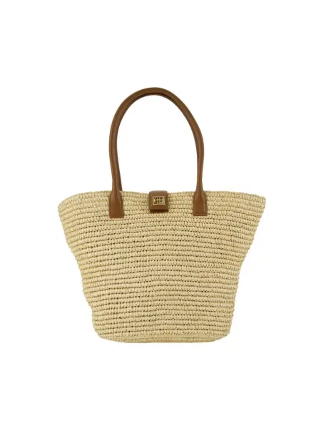 Anine Bing Torebki Kobieta ONE SIZE Skóra Torba Lou Shopper beżowy