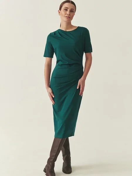 Rochie cu volane Tatuum cu volane verde