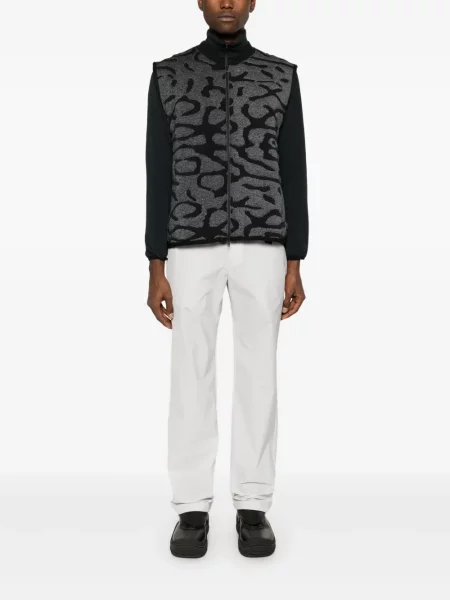 Vestă Y-3 din jacard negru