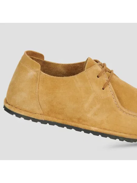 Topánky BIRKENSTOCK Utti Lace Suede Leather Regular cork brown hnedá