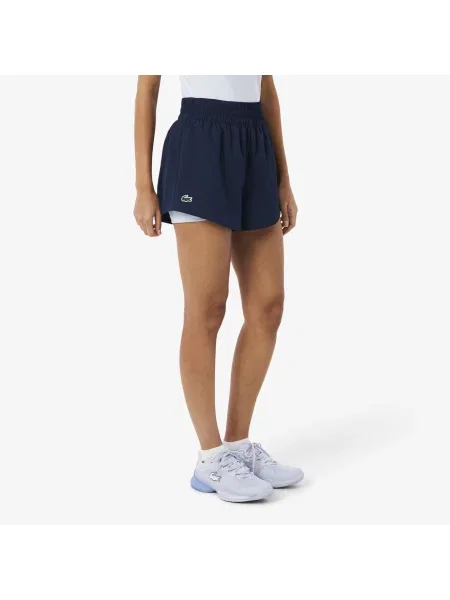 Lacoste Szorty Tenisowe Ultra Dry niebieskie